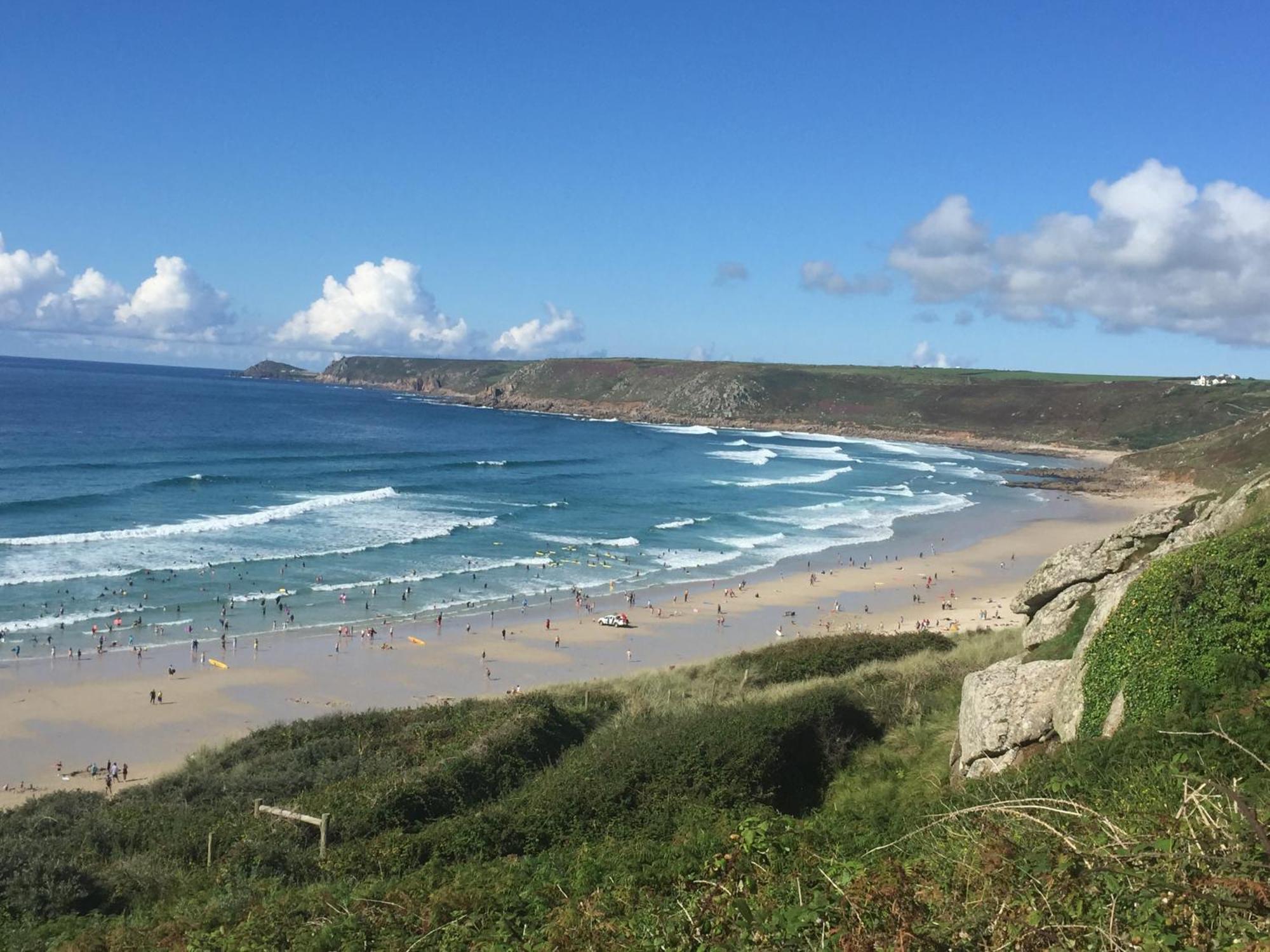 Roselands Caravan Park, Nr Lands End, Cornwall سانت جَست المظهر الخارجي الصورة